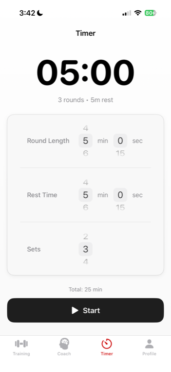 Round timer